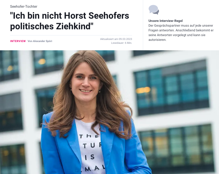 Horst Seehofer Tochter